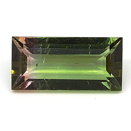 0.59 ct Watermelon Baguette Natural Tourmaline