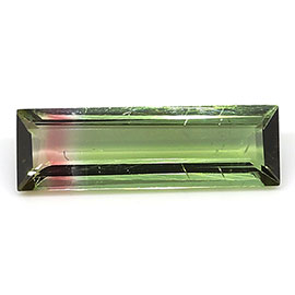 0.60 ct Baguette Tourmaline : Watermelon