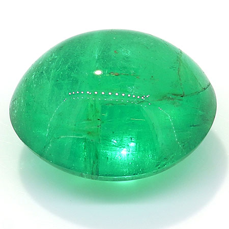 2.80 ct Cabochon Emerald : Rich Green