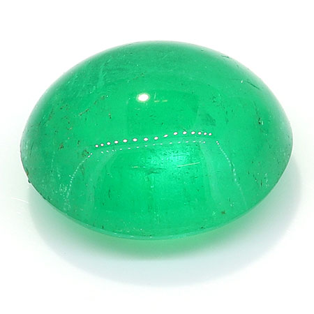 2.28 ct Cabochon Emerald : Rich Green