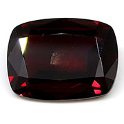 2.61 ct Deep Red Cushion Cut Ruby