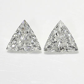 0.37 cttw Pair of Trillion Diamonds : G / VS2