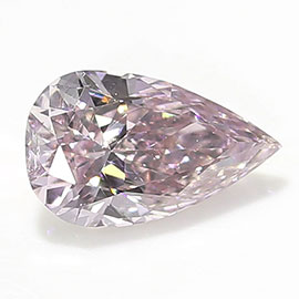 0.19 ct Pear Shape Diamond : Fancy Purple-Pink / SI1