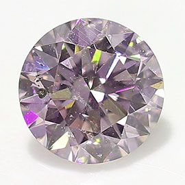 0.30 ct Round Diamond : Fancy Purple-Pink / I1
