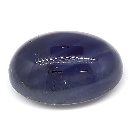 1.38 ct Cabochon Blue Sapphire : blue