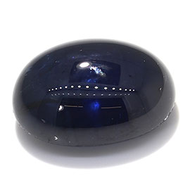 3.17 ct Cabochon Blue Sapphire : Blue