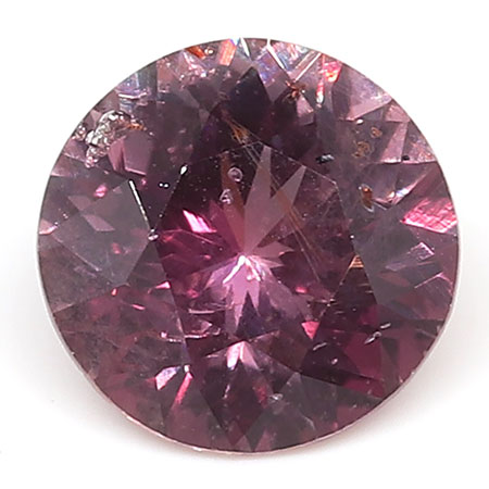 0.54 ct Round Pink Sapphire : Violet Pink