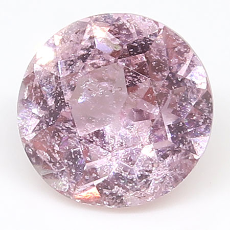 0.57 ct Round Pink Sapphire : Fine Pink