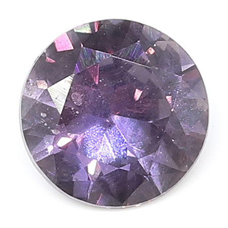0.43 ct Round Pink Sapphire : Purple