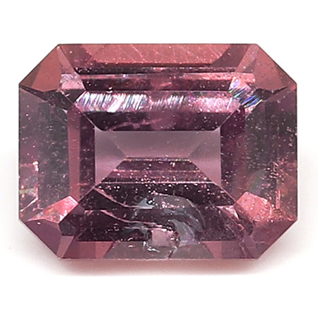 0.55 ct Rich Pink Emerald Cut Natural Pink Sapphire