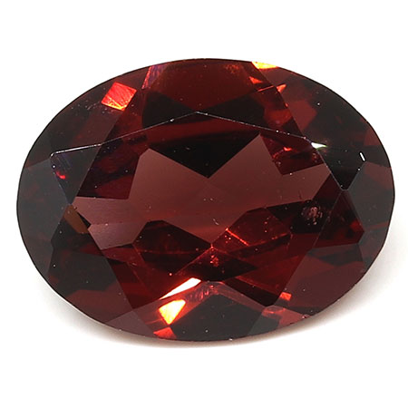 1.38 ct Oval Garnet : Reddish Brown