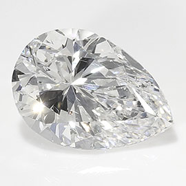 0.63 ct Pear Shape Natural Diamond : E / SI2