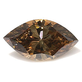 0.38 ct Marquise Diamond : Fancy Champagne / SI1