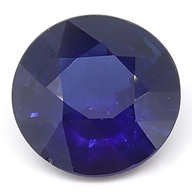 1.64 ct Rich Royal Blue Round Natural Blue Sapphire