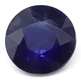 1.57 ct Rich Blue Round Natural Blue Sapphire