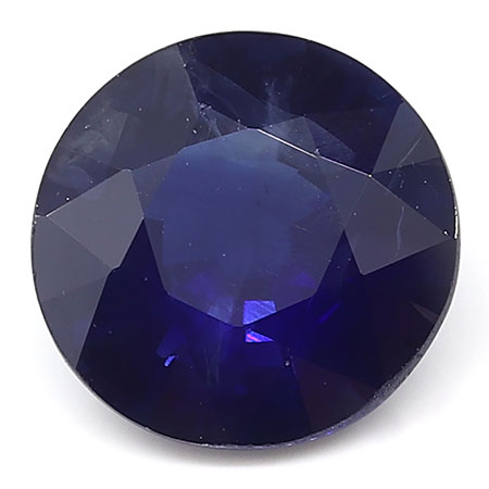 1.57 ct Rich Blue Round Natural Blue Sapphire