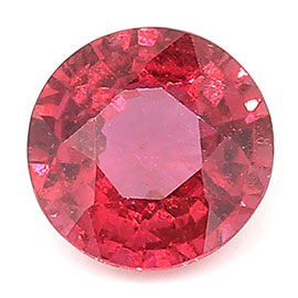 0.53 ct Rich Pigeon Blood Red Round Natural Ruby