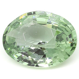 1.14 ct Oval Green Sapphire : Light Green