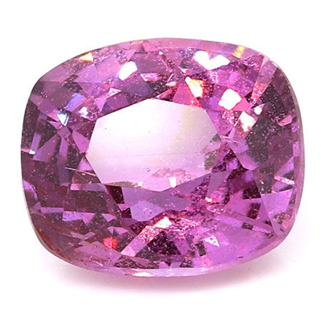 1.06 ct Intense Pink Cushion Cut Natural Pink Sapphire