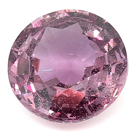 0.96 ct Round Pink Sapphire : Rich Pink
