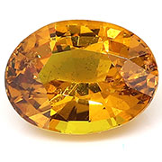 1.27 ct Rich Orange Oval Natural Yellow Sapphire
