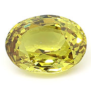 1.42 ct Olive Green Oval Natural Green Sapphire