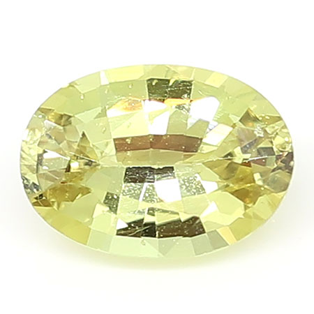 1.01 ct Oval Yellow Sapphire : Brownish Yellow