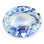 1.92 ct Light Blue Oval Natural Blue Sapphire