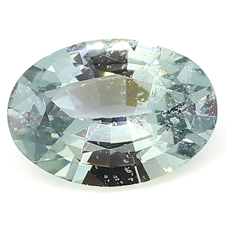 0.80 ct Oval Blue Sapphire : Greenish Blue