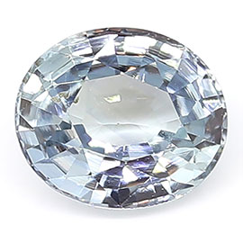 1.18 ct Oval Blue Sapphire : Cornflower Blue