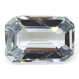 1.03 ct Emerald Cut Blue Sapphire : Fine Purple Blue