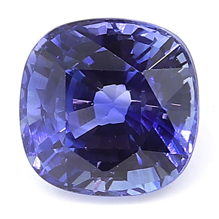 0.74 ct Cushion Cut Blue Sapphire : Royal Blue