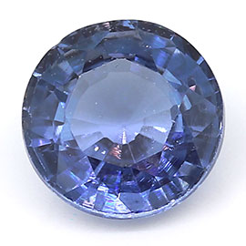 0.55 ct Bluish Blue Round Natural Blue Sapphire