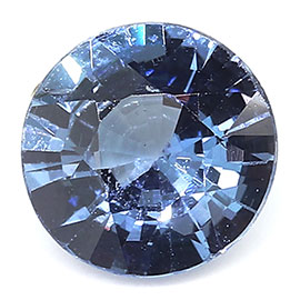 0.58 ct Round Blue Sapphire : Blue