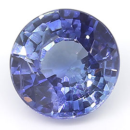 0.59 ct Round Blue Sapphire : Fine Blue