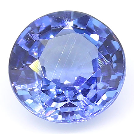 0.36 ct Round Blue Sapphire : Blue