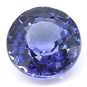 0.46 ct Rich Blue Round Blue Sapphire