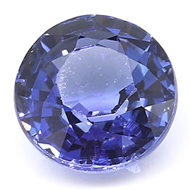 0.46 ct Round Blue Sapphire : Rich Blue