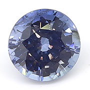 0.47 ct Blue Round Blue Sapphire
