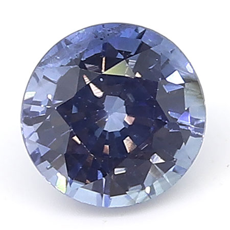 0.47 ct Round Blue Sapphire : Blue