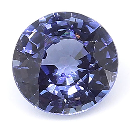 0.40 ct Round Blue Sapphire : Fine Blue