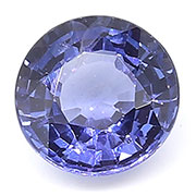 0.45 ct Fine Blue Round Blue Sapphire