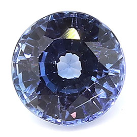 0.49 ct Round Blue Sapphire : Blue