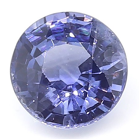 0.49 ct Fine Blue Round Natural Blue Sapphire