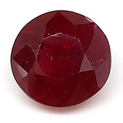 0.53 ct red Round Ruby