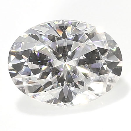 1.19 ct Oval Moissanite : White