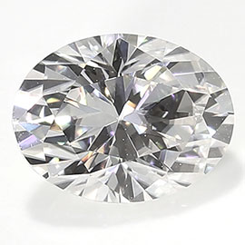 1.19 ct Oval Moissanite : White