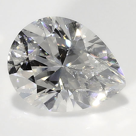 1.62 ct Pear Shape Moissanite : White