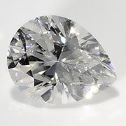 1.62 ct White Pear Shape Moissanite