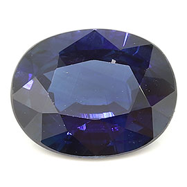 2.04 ct Oval Blue Sapphire : Rich Blue